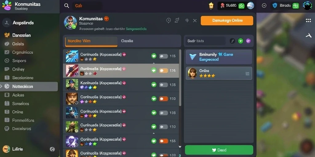 Fitur live chat untuk interaksi pemain yang lebih baik.