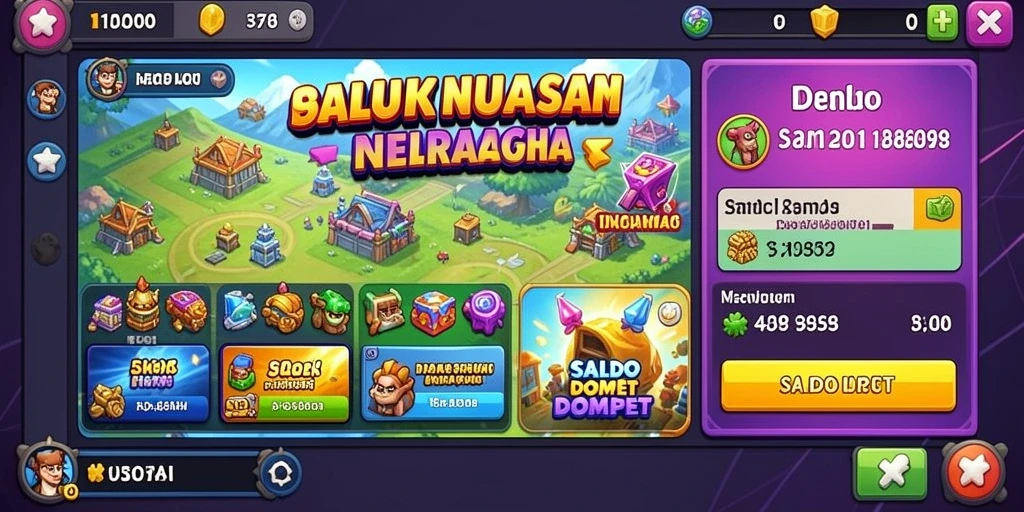 Beragam permainan menarik untuk dinikmati.