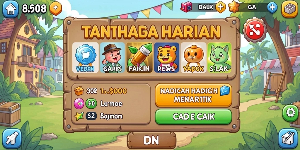 Fitur interaktif untuk bermain bersama teman