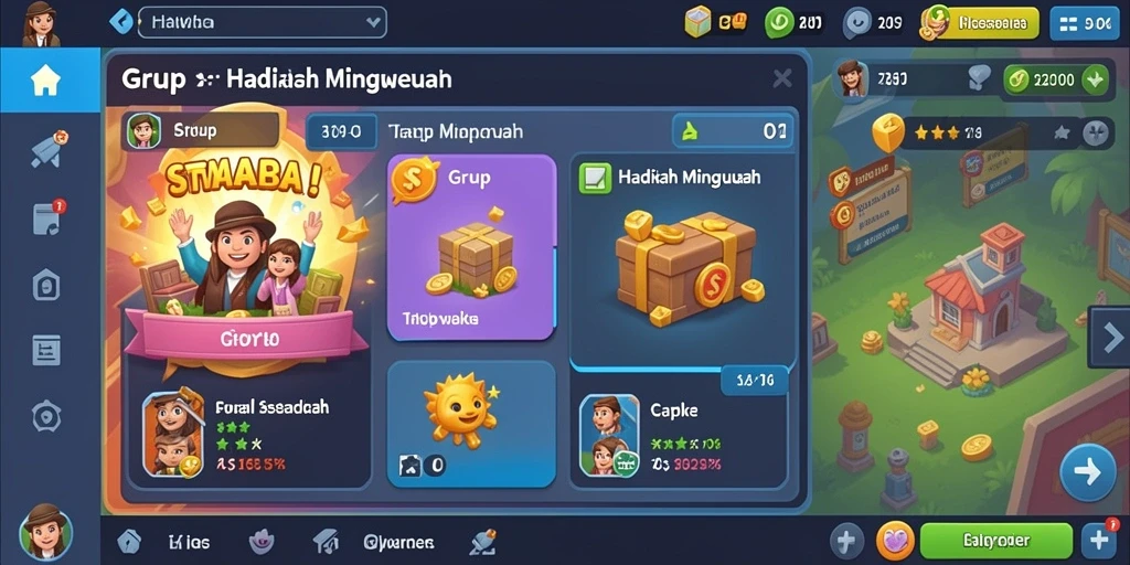 Fitur bonus menarik untuk memenangkan hadiah besar.