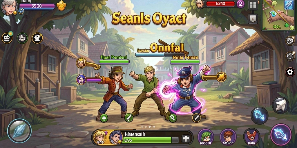 Gambar simbol liar yang meningkatkan peluang menang.