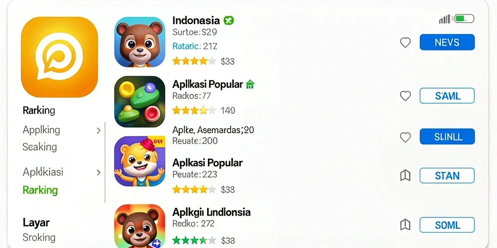 Antarmuka yang mudah dinavigasi bagi pemain baru.